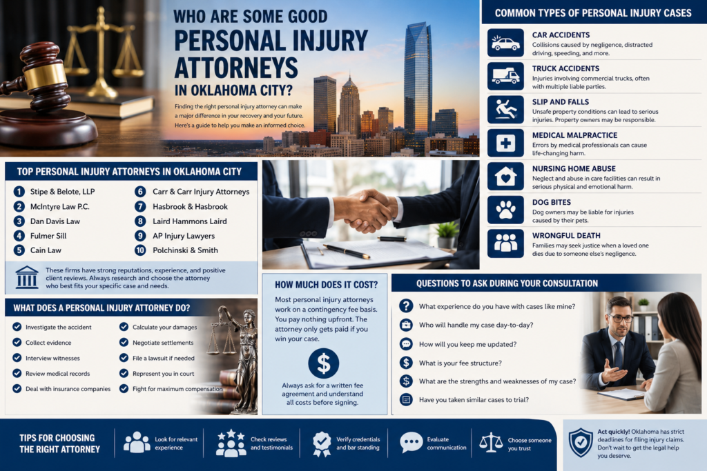 Who Are Some Good Personal Injury Attorneys in Oklahoma City